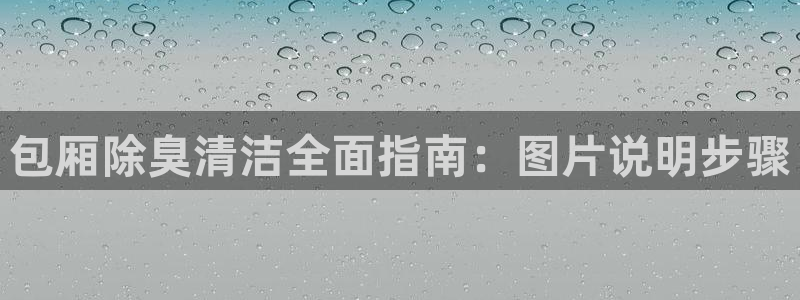 ag尊龙凯时官网：包厢除臭清洁全面指南：图片说明步骤